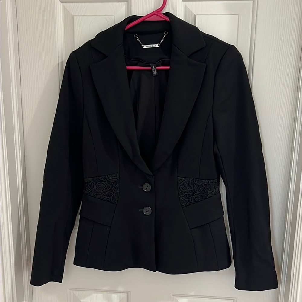 White House Black Market Black Tailored Blazer